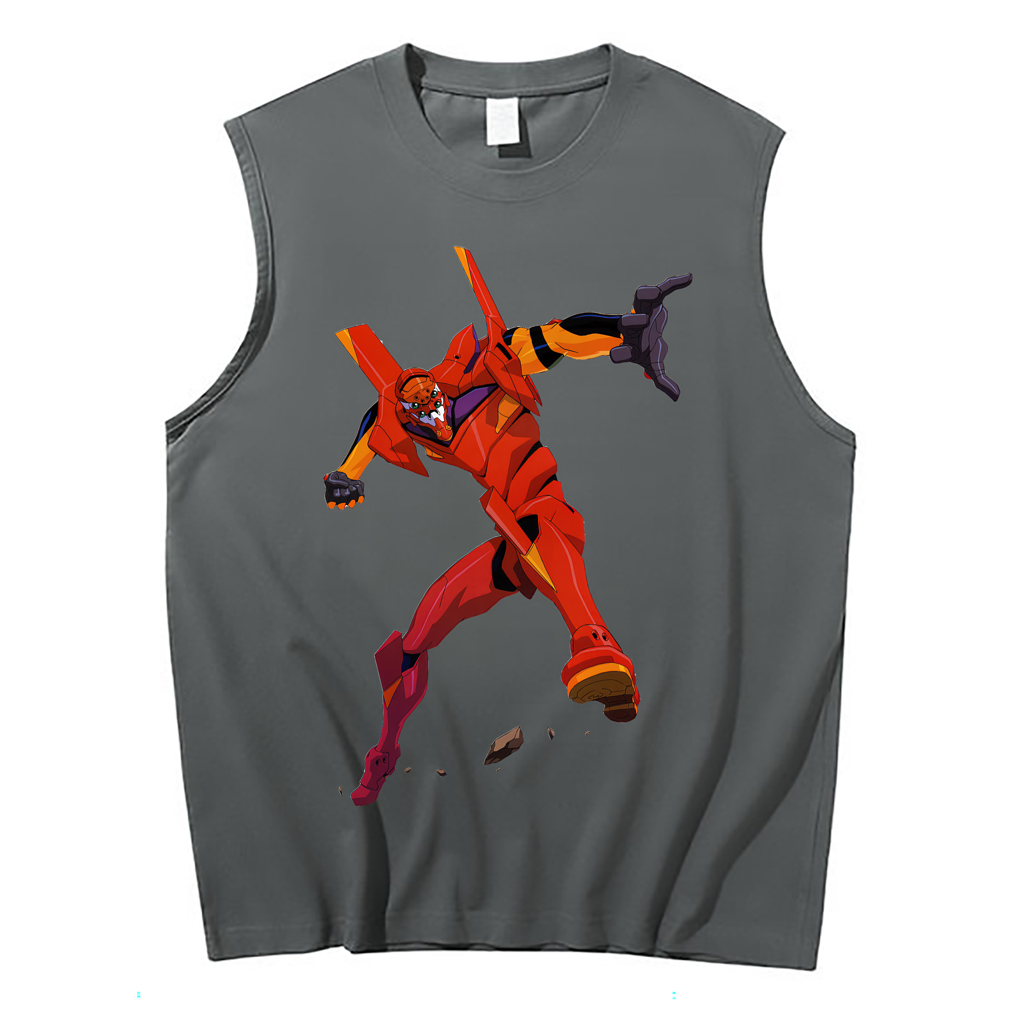 （画像用） EVA 新世紀エヴァンゲリオン コットン100％タンクトップ（フロントプリント）